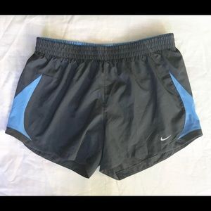 Nike slate black w/blue jogging Shorts medium